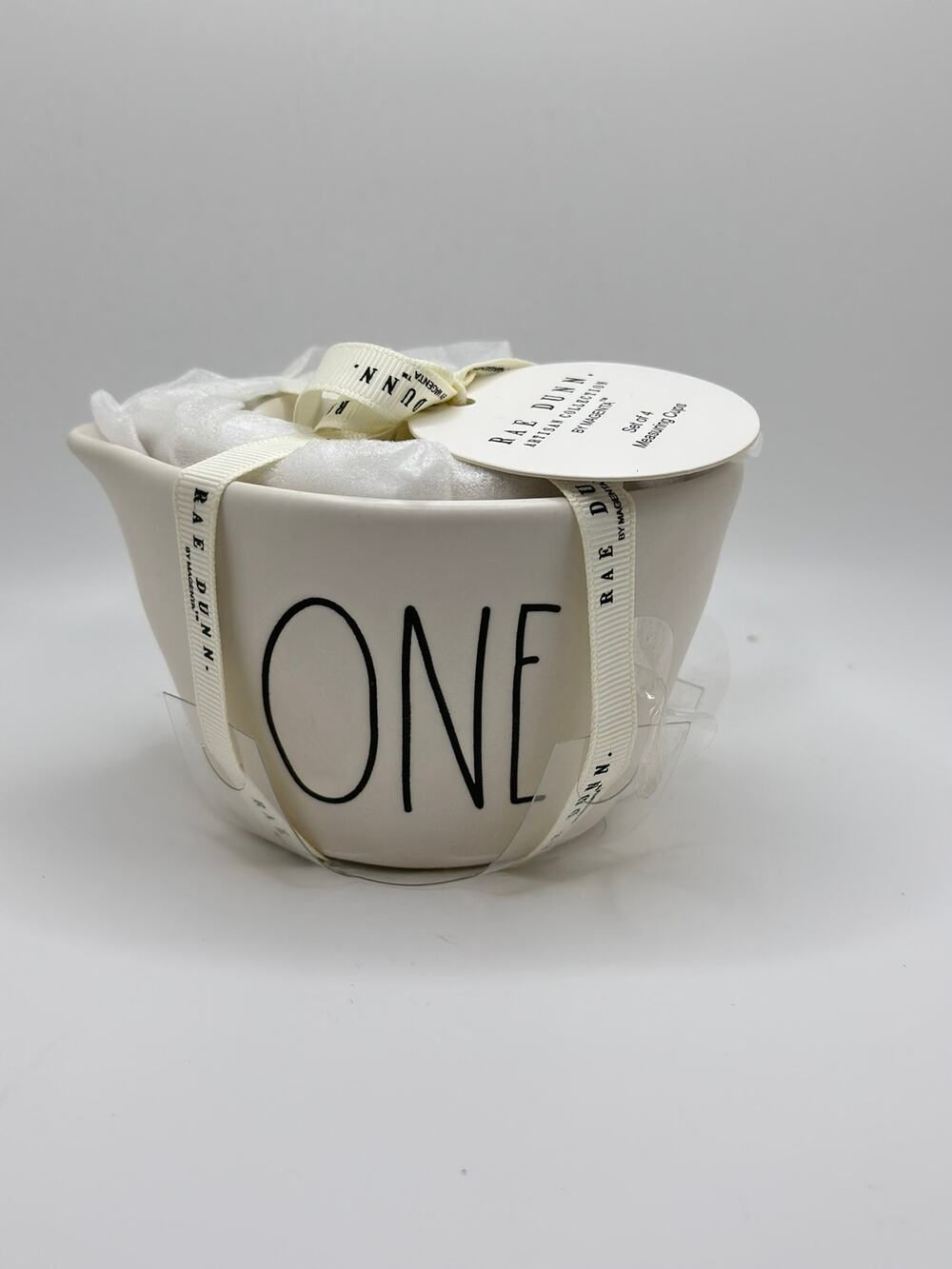 Rae Dunn White Measuring Cups, Brand New!